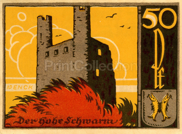 Notgeld, Der Hohe Schmarm, 50 Notgeld, Der Hohe Schmarm, 50