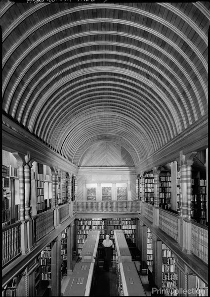 Oliver Ames Free Library, North Easton, MA Barrel Vaulted Stack Room Oliver Ames Free Library, North Easton, MA Barrel Vaulted Stack Room