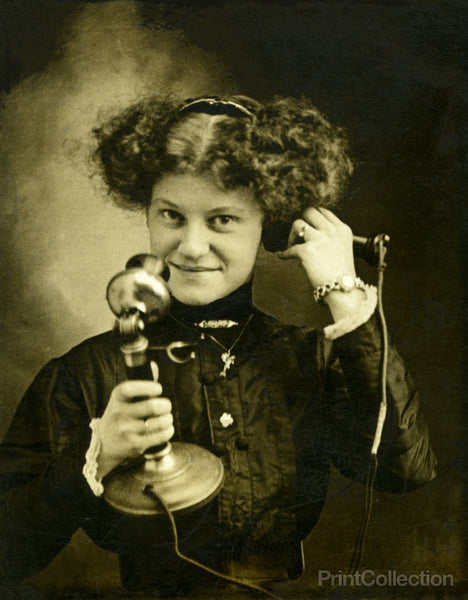 Operator Molly with Telephone Operator Molly with Telephone
