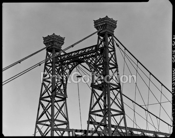 Pedestrian Suspension Bridge, Close Up Pedestrian Suspension Bridge, Close Up