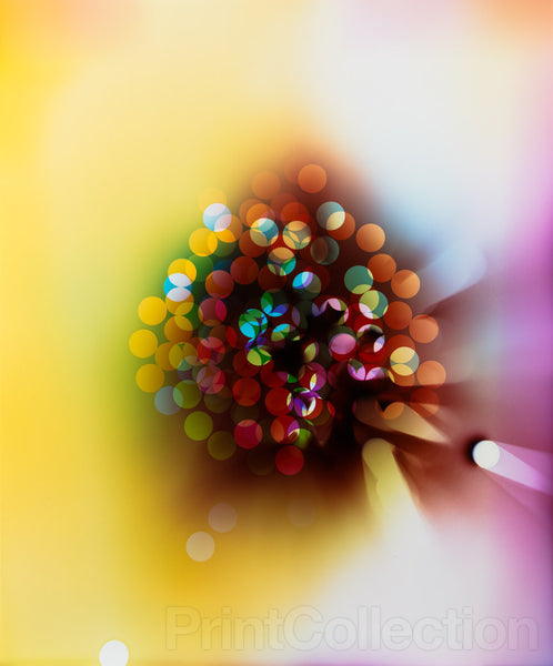 Photogram "Light Struck (Cluster/Yellow/Red)" Photogram "Light Struck (Cluster/Yellow/Red)"