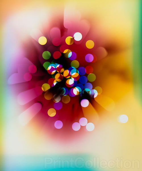 Photogram "Light Struck (Red/Magenta/Green Edges)" Photogram "Light Struck (Red/Magenta/Green Edges)"