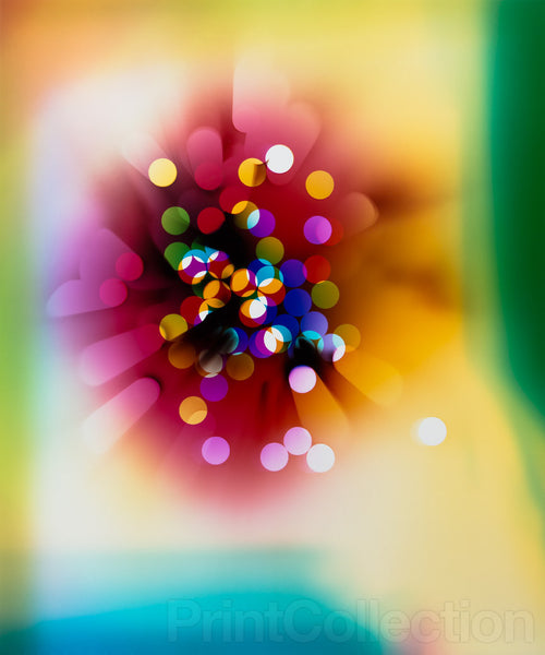 Photogram "Light Struck (Red/Magenta/Green Edges/Darker Version)" Photogram "Light Struck (Red/Magenta/Green Edges/Darker Version)"