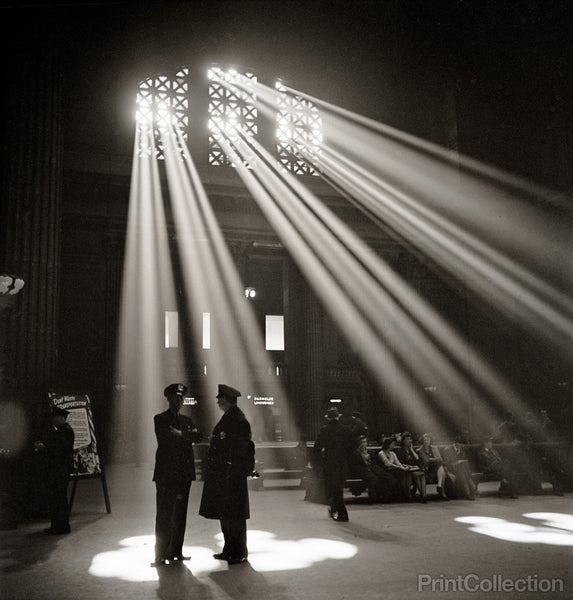 Police in Waiting Room of the Union Station, Chicago Police in Waiting Room of the Union Station, Chicago