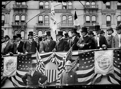 Political Posing on Stage, Early 1900's Political Posing on Stage, Early 1900's