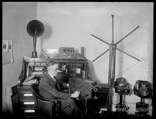 Rep. Vincent Morrison Brennan with Radio Rep. Vincent Morrison Brennan with Radio