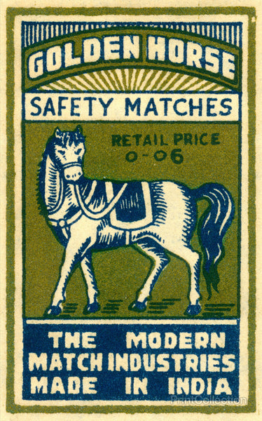 Safety Match, Golden Horse Safety Match, Golden Horse