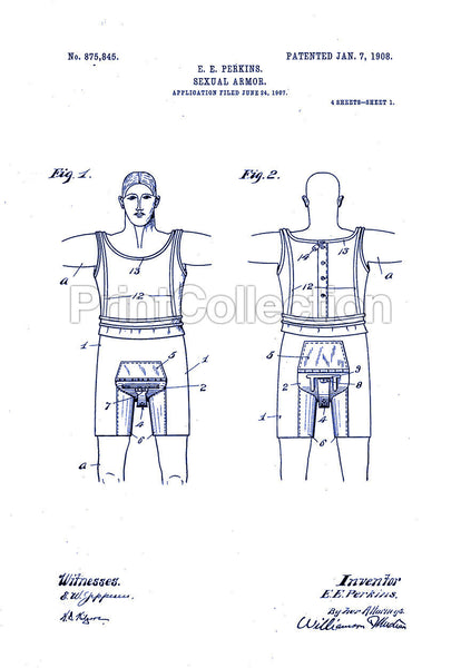 Sexual Armor to Stop Masturbation and Insanity, 1908 Sexual Armor to Stop Masturbation and Insanity, 1908