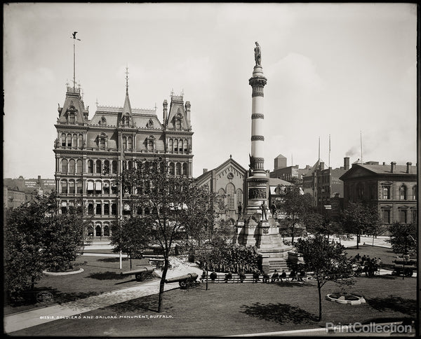 Soldiers' and Sailors' Monument, Lafayette Square, Buffalo, N.Y. Soldiers' and Sailors' Monument, Lafayette Square, Buffalo, N.Y.
