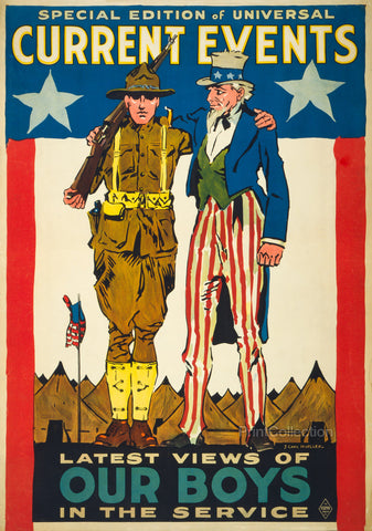 Special Edition of Universal Current Events Latest Views of our Boys in the Service Special Edition of Universal Current Events Latest Views of our Boys in the Service