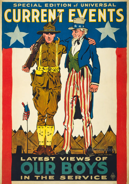 Special Edition of Universal Current Events Latest Views of our Boys in the Service Special Edition of Universal Current Events Latest Views of our Boys in the Service