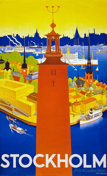 Stockholm by Iwar Donní©r in 1936 Stockholm by Iwar Donní©r in 1936