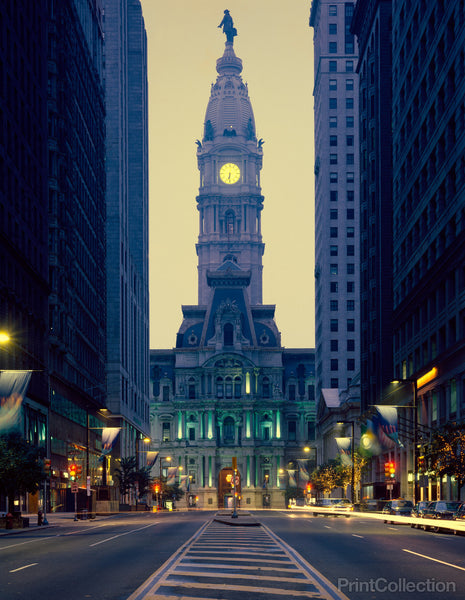 Streetscape view of City Hall, Philadelphia, Pennsylvania Streetscape view of City Hall, Philadelphia, Pennsylvania