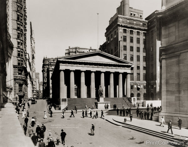 Subtreasury at Nassau & Wall Streets, 1915 Subtreasury at Nassau & Wall Streets, 1915