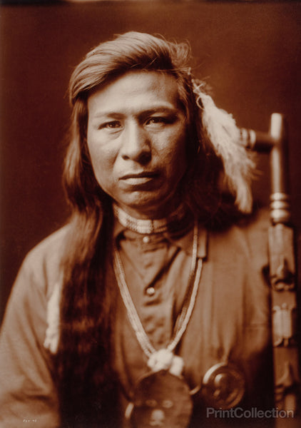 Tah It Way, Native American by Edward Curtis Tah It Way, Native American by Edward Curtis