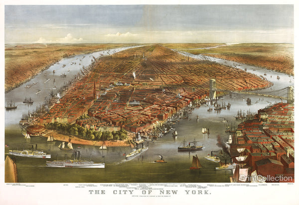 The City of New York by Currier & Ives The City of New York by Currier & Ives