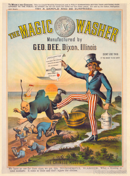 The Magic Washer, Or Uncle Sam on a Bad Day The Magic Washer, Or Uncle Sam on a Bad Day
