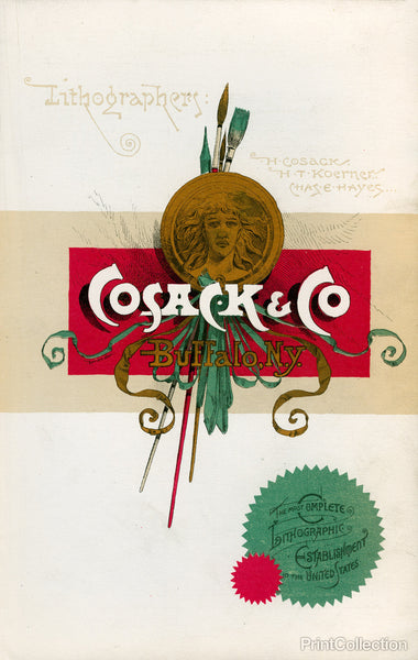 The Most Complete Lithographic Establishment in the United States. The Most Complete Lithographic Establishment in the United States.