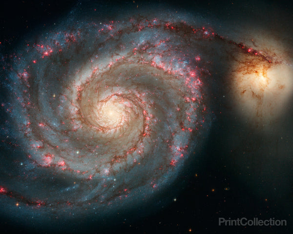 The Whirlpool Galaxy (M51) and Companion Galaxy The Whirlpool Galaxy (M51) and Companion Galaxy