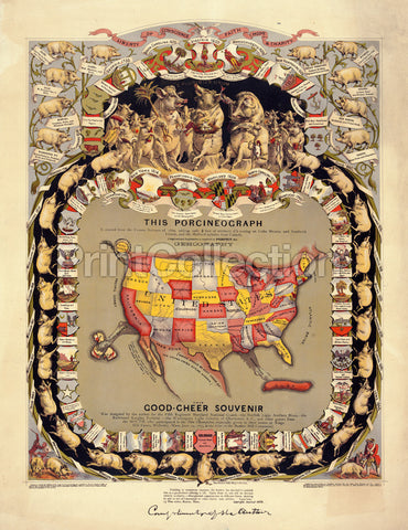 This Porcineograph, Pork in 1876 This Porcineograph, Pork in 1876