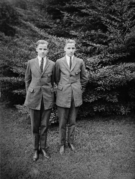 Twins, Walter & Francis Lang, 1922 Twins, Walter & Francis Lang, 1922
