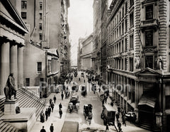 Wall Street East from Nassau Street