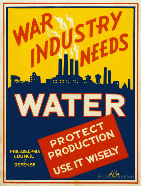 War Industry Needs Water