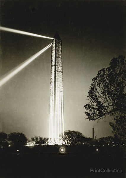 Washington Monument on Armistice Night Washington Monument on Armistice Night