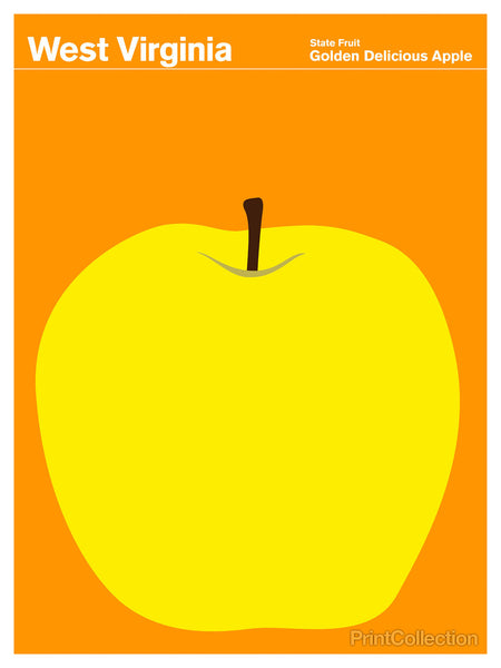 West Virginia Golden Delicious Apple West Virginia Golden Delicious Apple