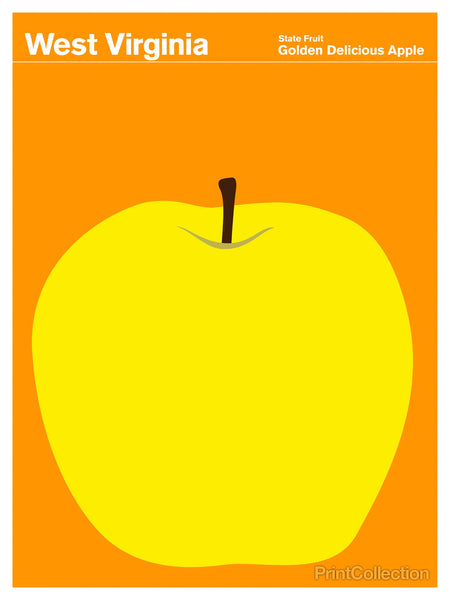 West Virginia Golden Delicious Apple West Virginia Golden Delicious Apple