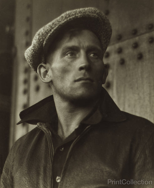 Young Man Wearing Cap, by Dorothea Lange Young Man Wearing Cap, by Dorothea Lange