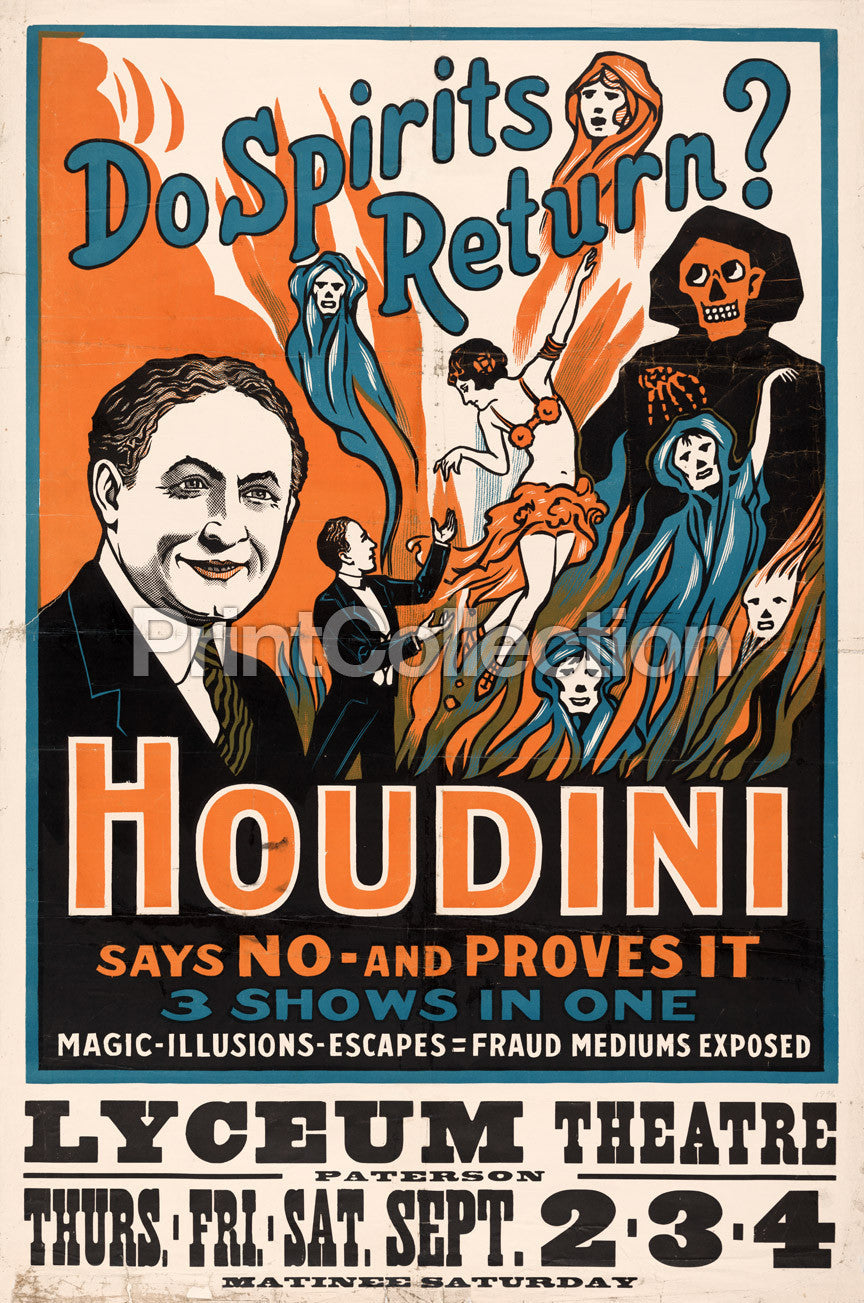 Do Spirits Return?, Houdini | PrintCollection