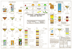 Cocktail Codex Chart Print Collection - Cocktail Construction Chart in Color