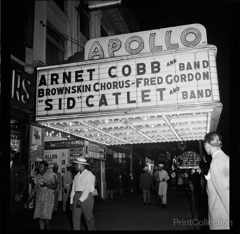 Apollo Theatre marquee, New York, N.Y.