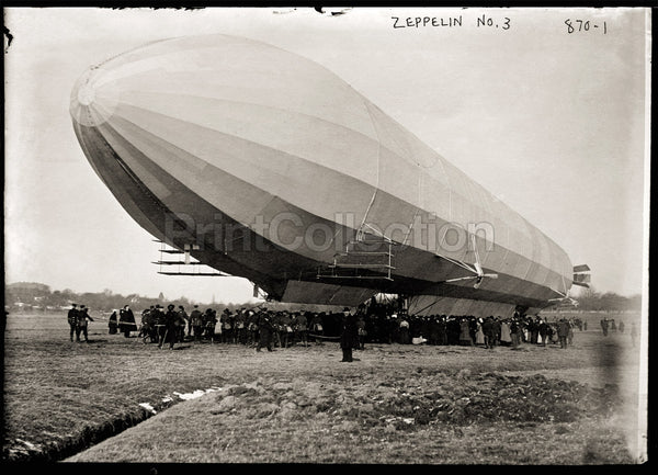 Blimp, Zeppelin No. 3, on Ground