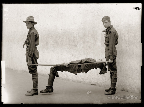 Boy Scouts Training Demonstration