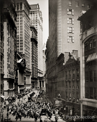 Broad Street and curb brokers, New York City