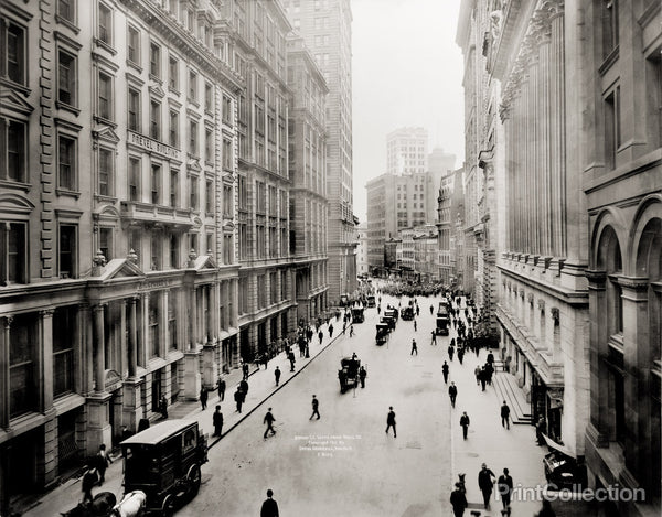 Broad Street South from Wall Street