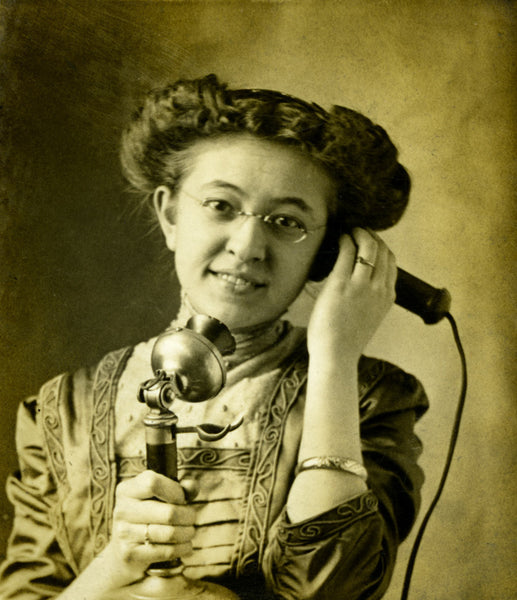Clara on Telephone