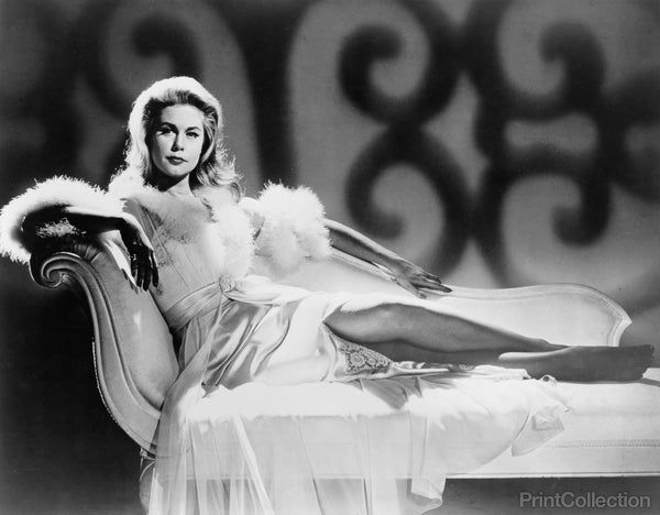 Elizabeth Montgomery, Reclining on Chaise Longue