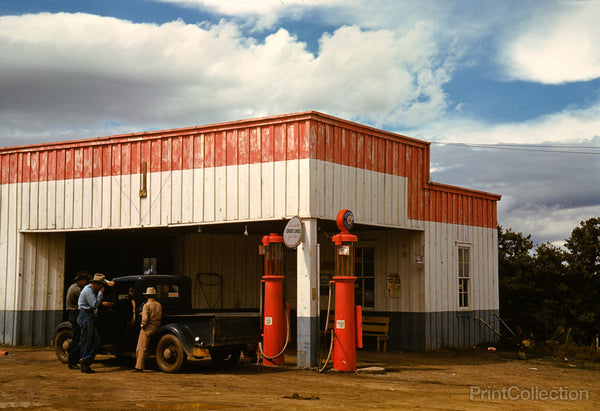 Filling Station and Garage at Pie Town, New Mexico