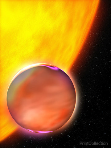 Hubble Finds that Extrasolar Planet Has a Hazy Sunset