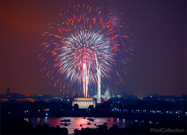 July 4th Fireworks, Washington, DC, 2008