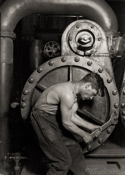 Lewis Hine Steamfitter at Ford Plant