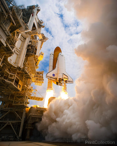 Liftoff of Space Shuttle Atlantis STS135
