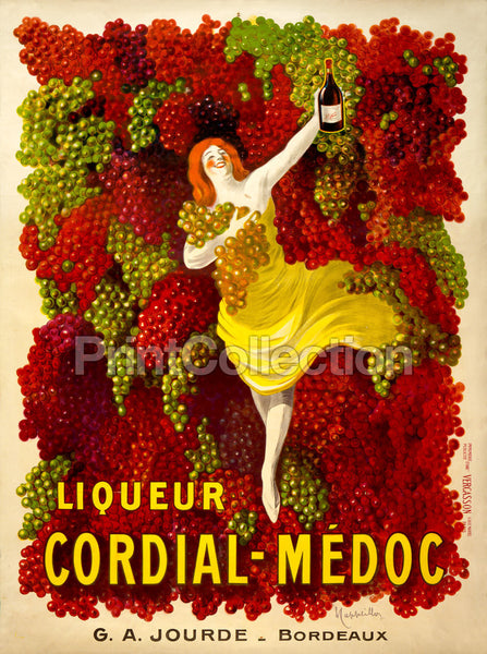 Liquer Cordial-Mí©doc, G. A. Jourde - Bordeaux