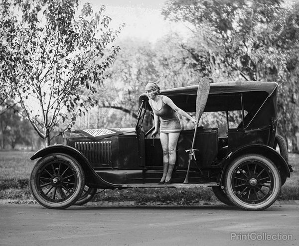Mack Sennett Girl with Paddle