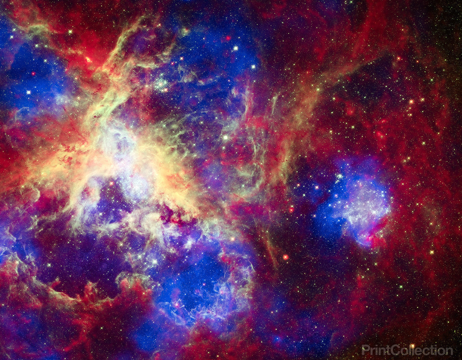 Print Collection New View of the Tarantula Nebula