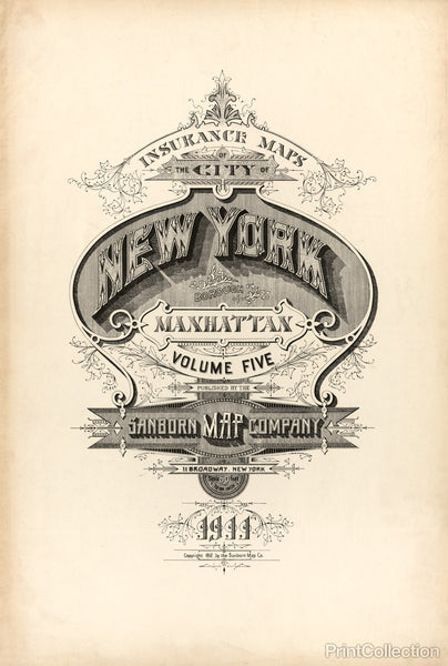 New York Fire Insurance Map
