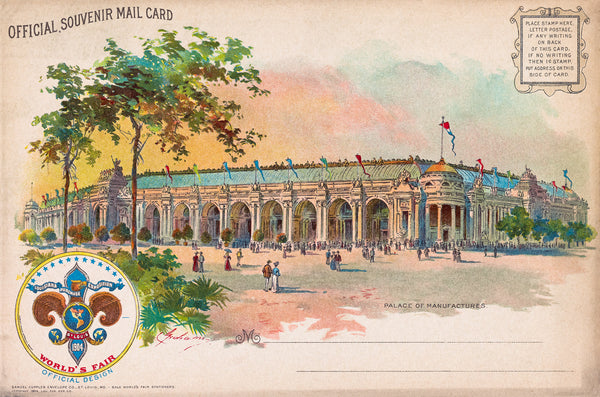 Palace of Manufactures, St. Louis Worlds Fair, 1904